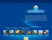 Tablet Screenshot of falghanim.com